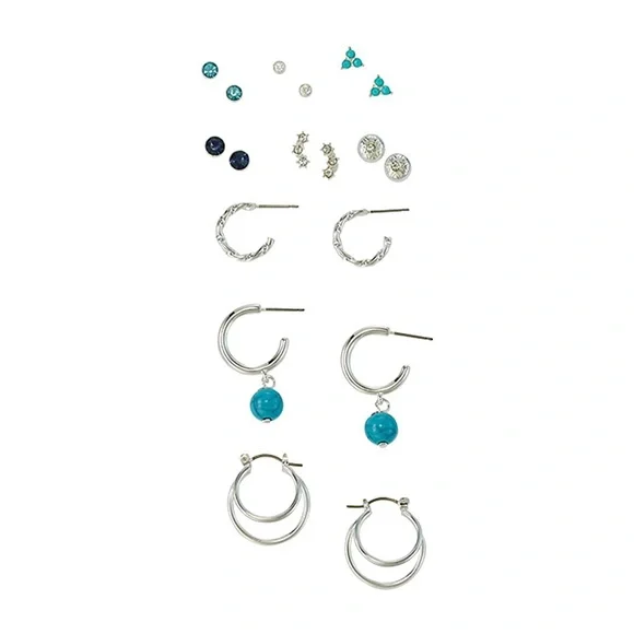 Avon Jewelry Nwt 9pc Blue Waves Mega Earring Pack Avon Poshmark